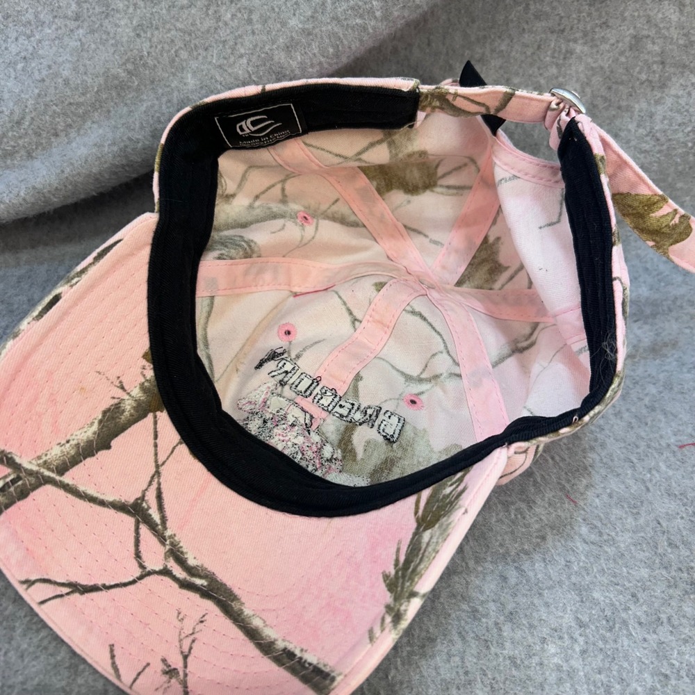 Gregory Excavating Women Pink Realtree Hat Camo Backhoe Adjustable Cap OSFM - Picture 4 of 5